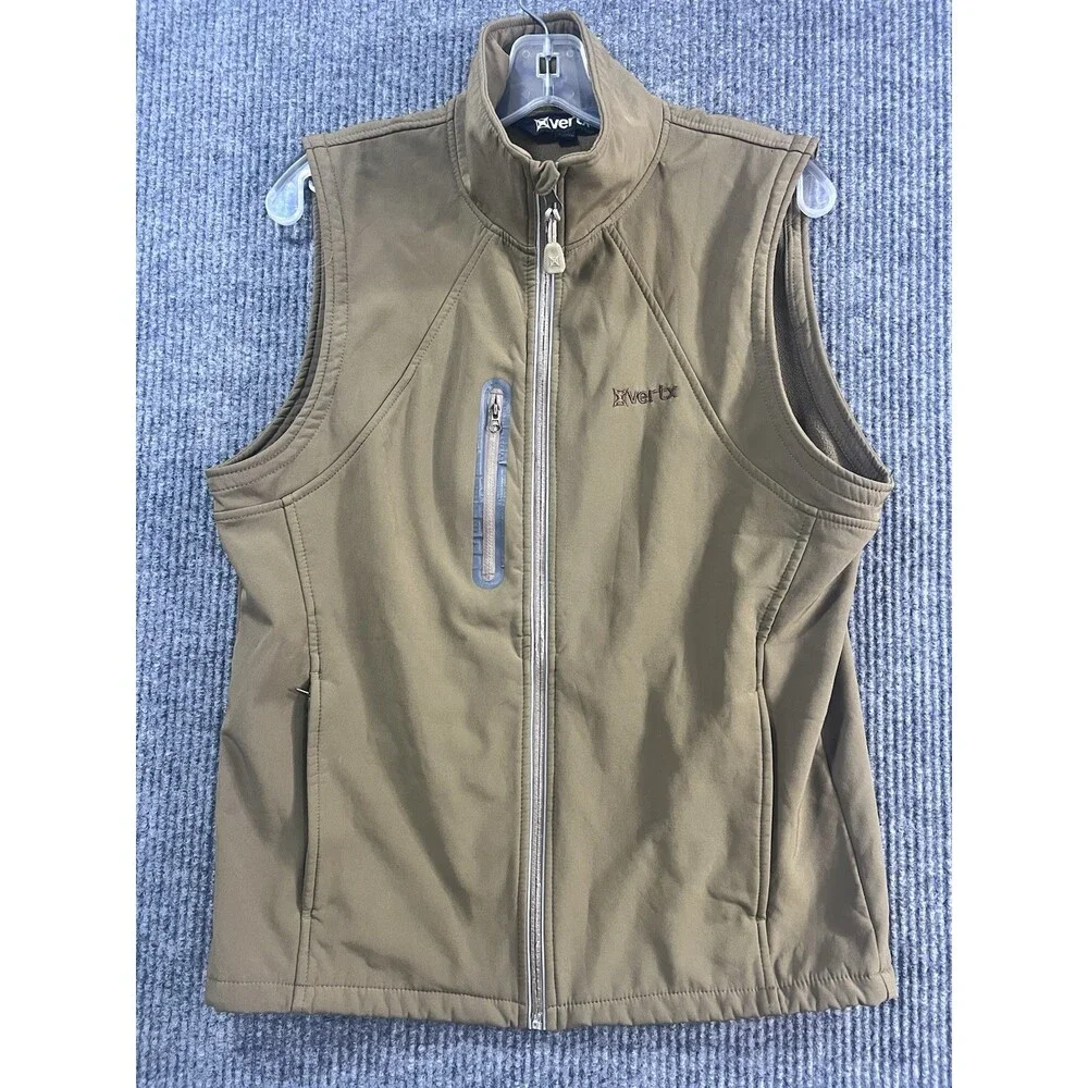 Vertx men's olive green sleeveless vest Size Small